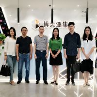 熱烈歡迎暨南大學安徽創(chuàng)業(yè)學院院長徐盛燈博士帶隊到博天亞洽談參觀指導