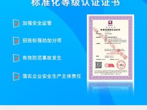 烏海市標(biāo)準(zhǔn)化等級認(rèn)證證書GA/T594-2006